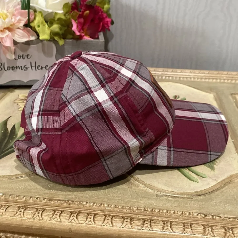 Love Your Melon Plaid Preppy Adjustable Strap Back Cap